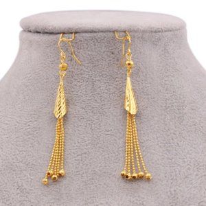 Dangly Gold Plated Earrings